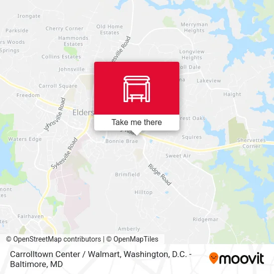 Carrolltown Center / Walmart map