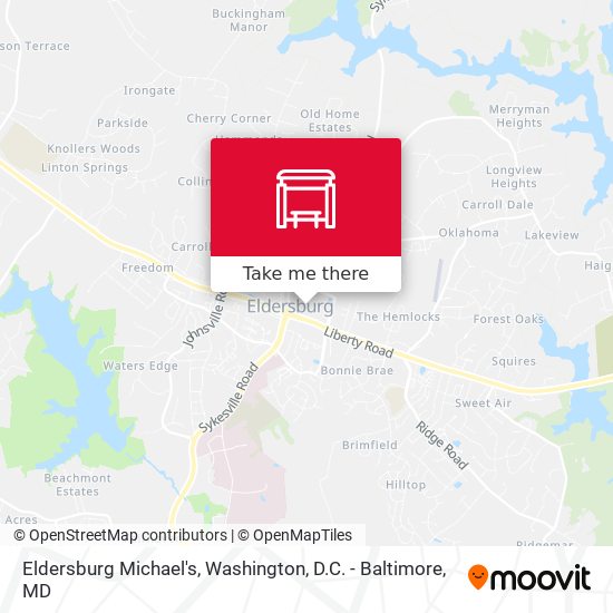 Eldersburg Michael's map