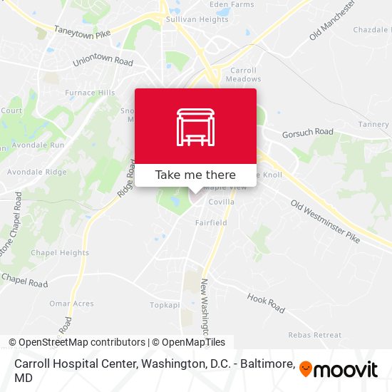 Mapa de Carroll Hospital Center