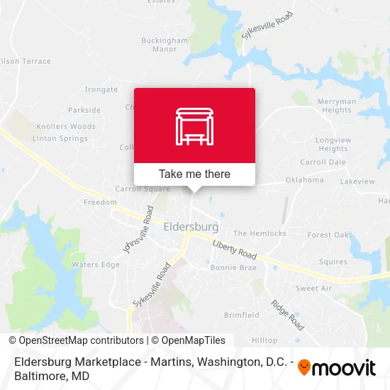 Eldersburg Marketplace - Martins map
