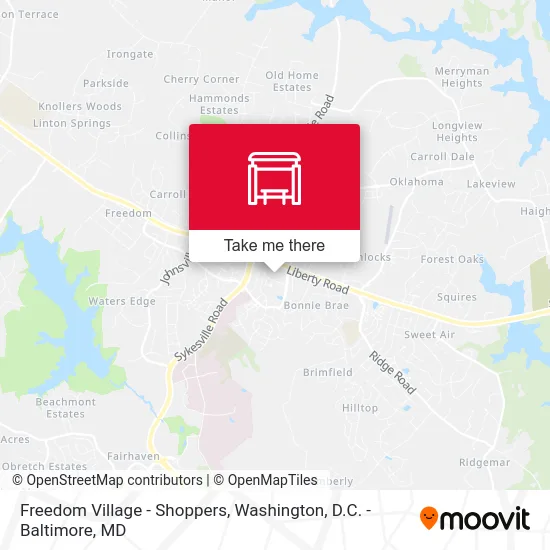Freedom Village - Shoppers map