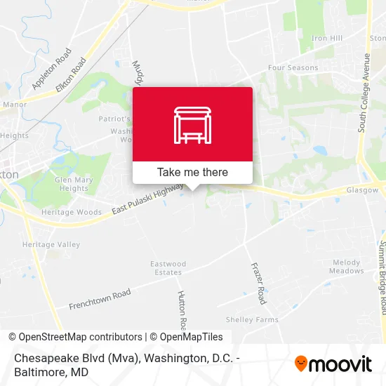Chesapeake Blvd (Mva) map