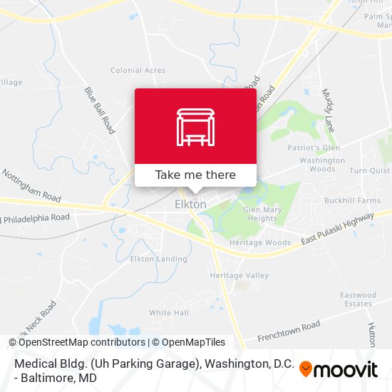 Mapa de Medical Bldg. (Uh Parking Garage)