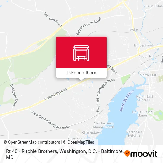 Rt 40 - Ritchie Brothers map