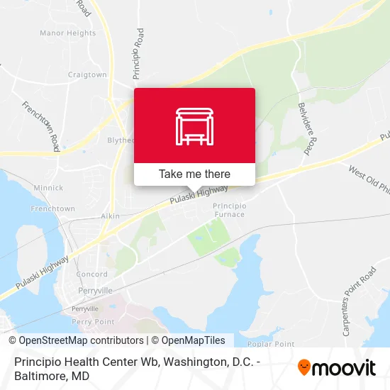 Principio Health Center  Wb map