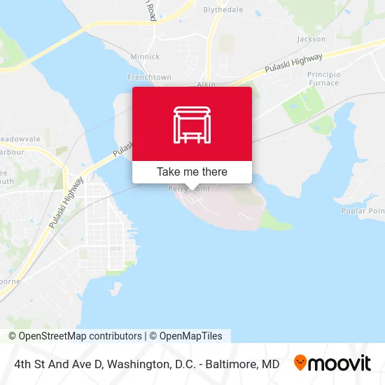 4th St And Ave D map