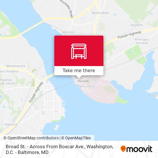 Mapa de Broad St. - Across From Boxcar Ave.
