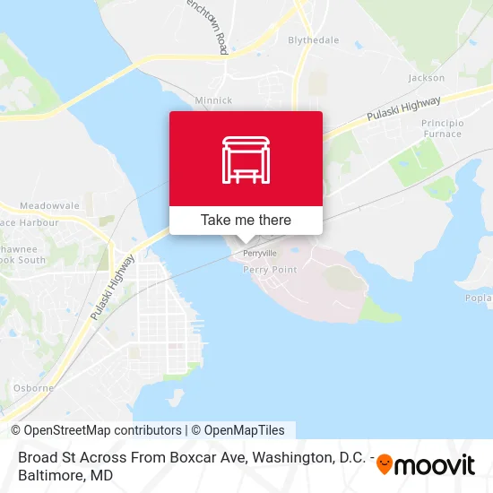 Broad St  Across From Boxcar Ave map