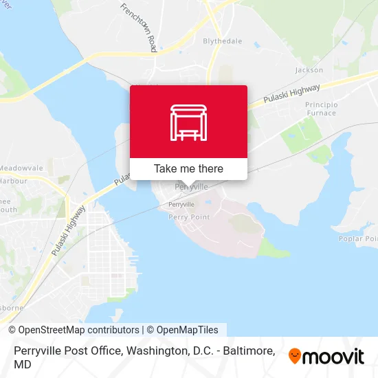 Perryville Post Office map