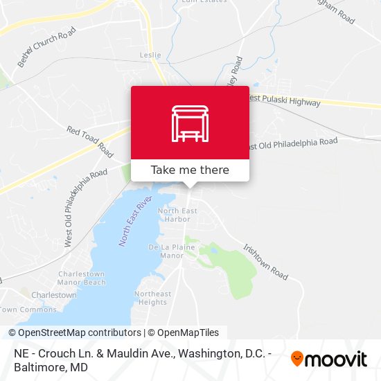 NE - Crouch Ln. & Mauldin Ave. map