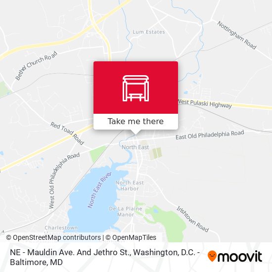 NE - Mauldin Ave. And Jethro St. map