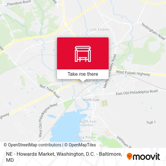 NE - Howards Market map