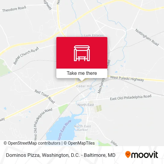 Dominos Pizza map