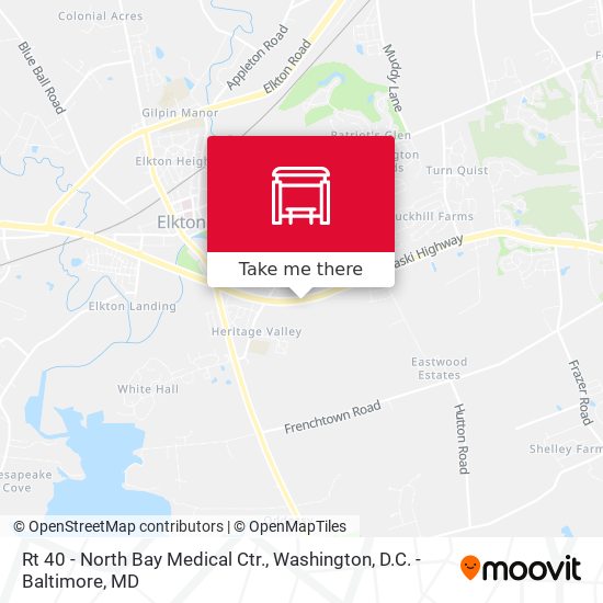 Mapa de Rt 40 - North Bay Medical Ctr.