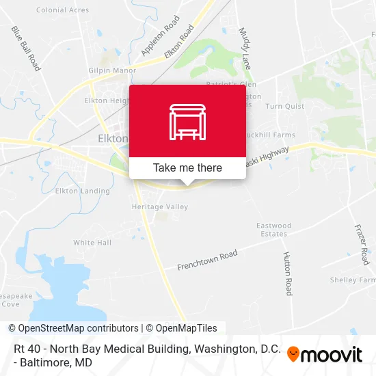Rt 40 - North Bay Medical Building map