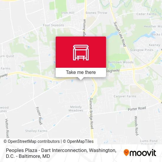 Peoples Plaza - Dart Interconnection map