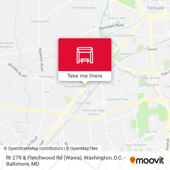 Rt 279 & Fletchwood Rd (Wawa) map