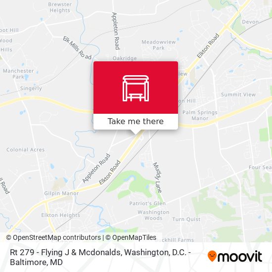 Mapa de Rt 279 - Flying J & Mcdonalds