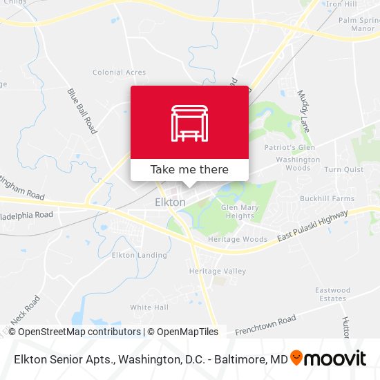 Elkton Senior Apts. map