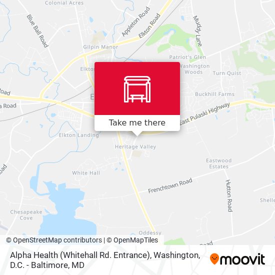 Alpha Health (Whitehall Rd. Entrance) map