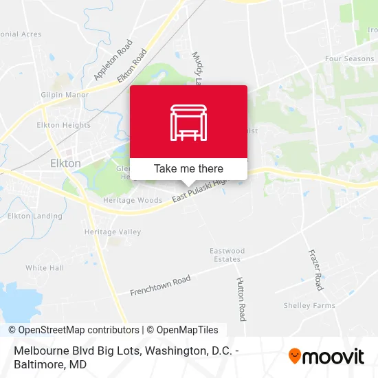 Melbourne Blvd   Big Lots map