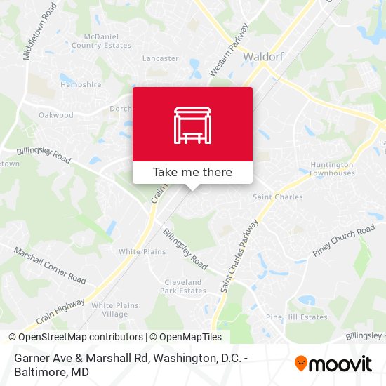 Mapa de Garner Ave & Marshall Rd