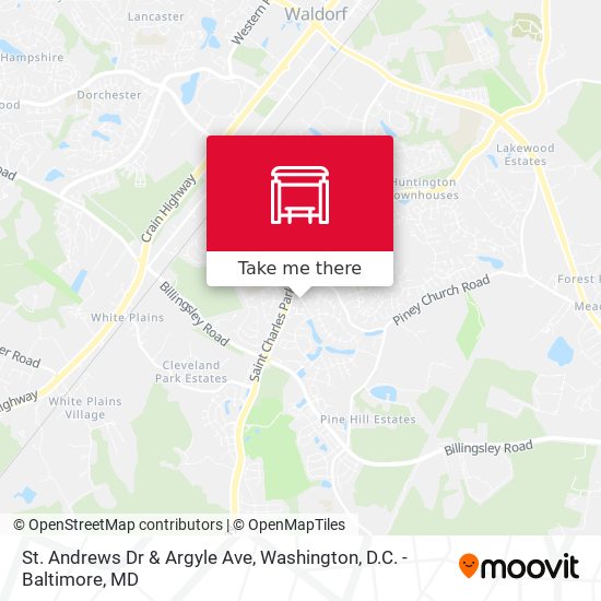 St. Andrews Dr & Argyle Ave map