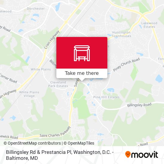 Mapa de Billingsley Rd & Prestancia Pl