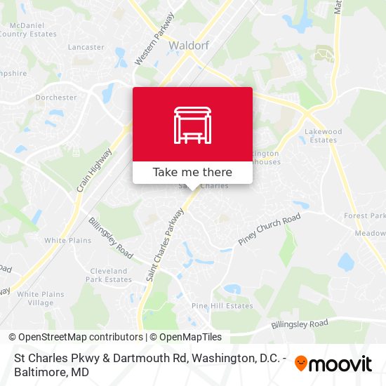 Mapa de St Charles Pkwy & Dartmouth Rd