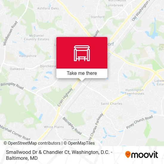 Smallwood Dr & Chandler Ct map