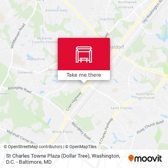 Mapa de St Charles Towne Plaza (Dollar Tree)