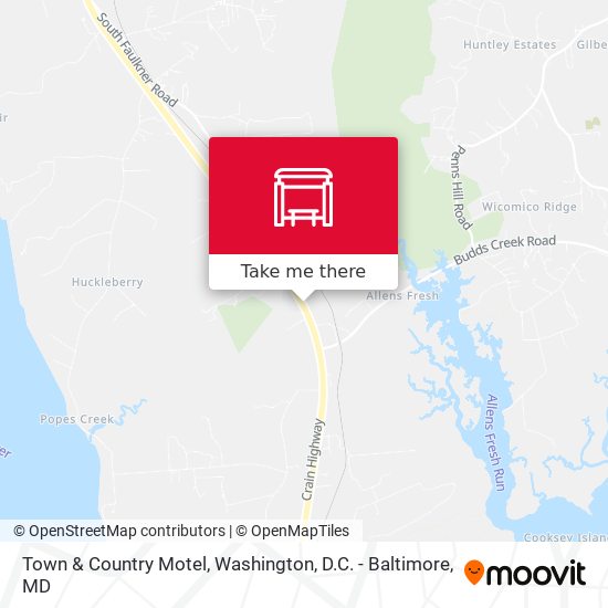 Town & Country Motel map