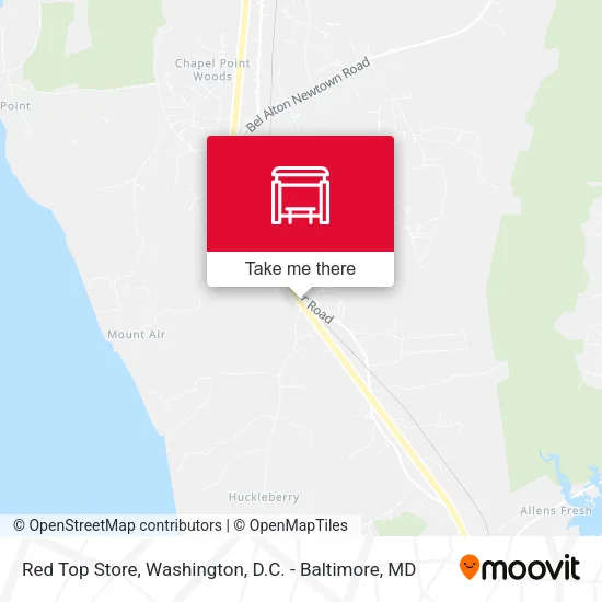 Red Top Store map