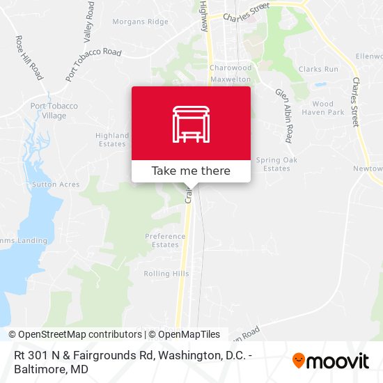 Mapa de Rt 301 N & Fairgrounds Rd