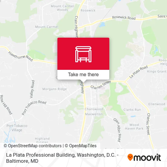 La Plata Professional Building map
