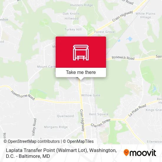 Laplata Transfer Point (Walmart Lot) map