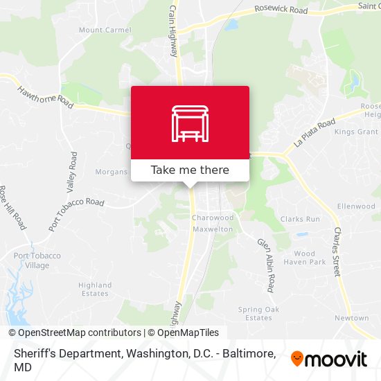 Sheriff's Department map