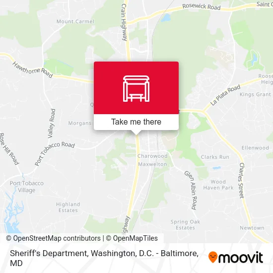 Sheriff's Department map