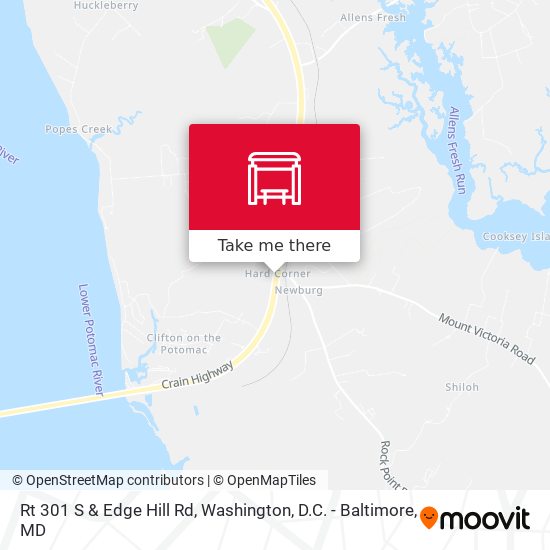 Mapa de Rt 301 S & Edge Hill Rd
