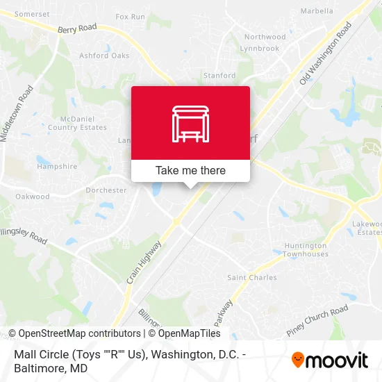 Mall Circle (Toys ""R"" Us) map