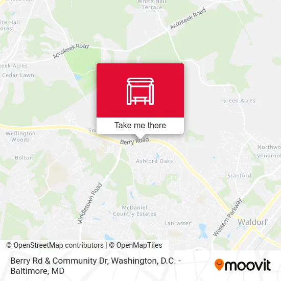 Berry Rd & Community Dr map