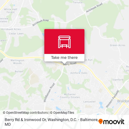 Berry Rd & Ironwood Dr map