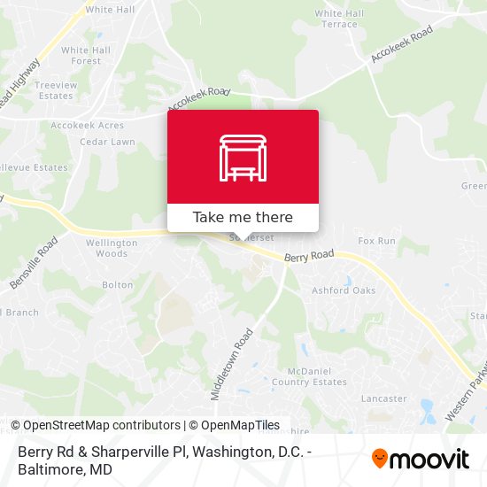Berry Rd & Sharperville Pl map