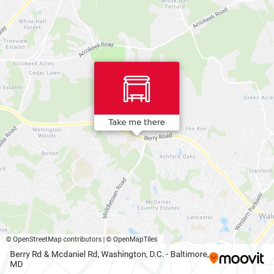 Mapa de Berry Rd & Mcdaniel Rd