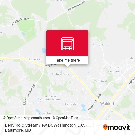 Berry Rd & Streamview Dr map