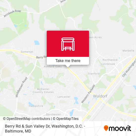 Berry Rd & Sun Valley Dr map