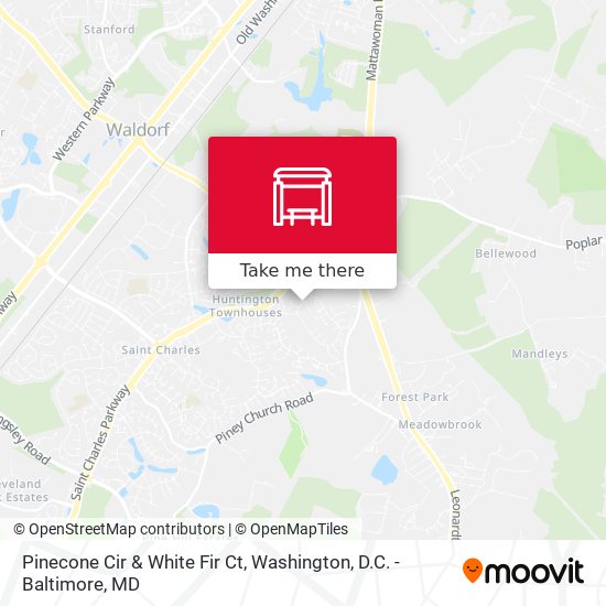 Pinecone Cir & White Fir Ct map