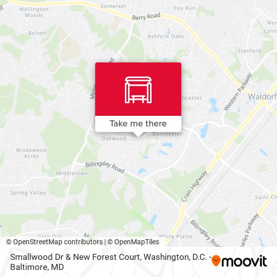 Smallwood Dr & New Forest Court map