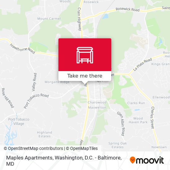Maples Apartments map