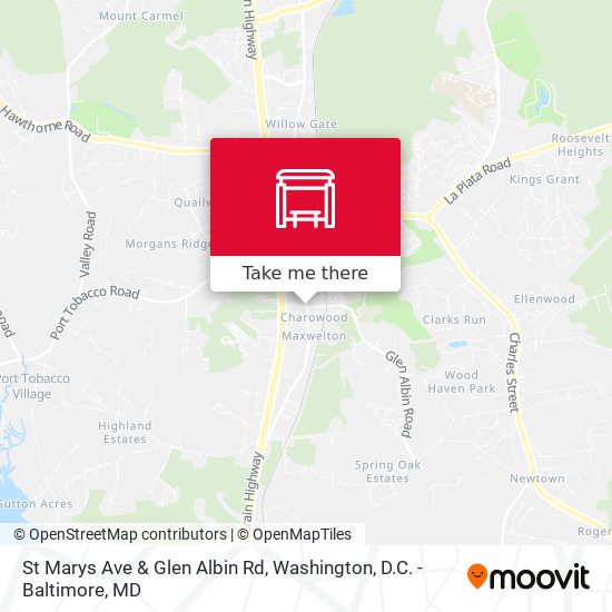 St Marys Ave & Glen Albin Rd map